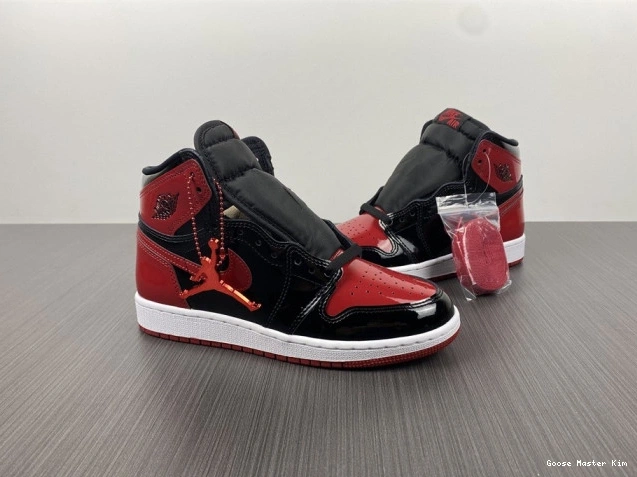 High Jordan 1 Patent Air Bred 555088-063 OG 0714